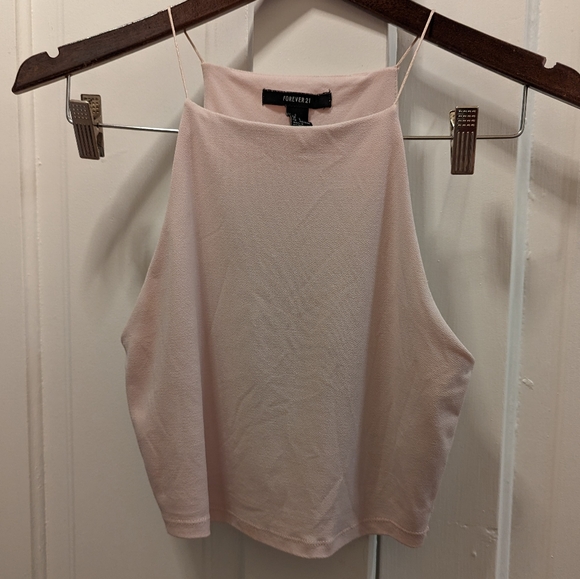 Blush String Tank Blouse - Picture 5 of 6